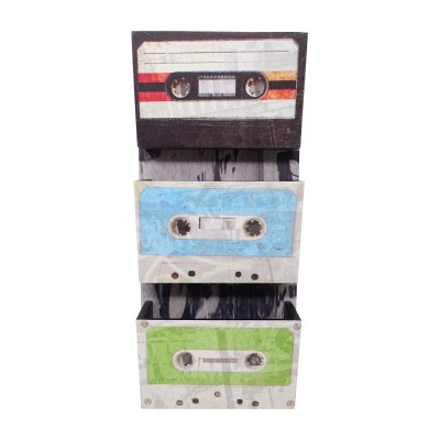 Art Tape Cassette Bin & Letter Sorter, Wall Decor 656741462623  142790053913